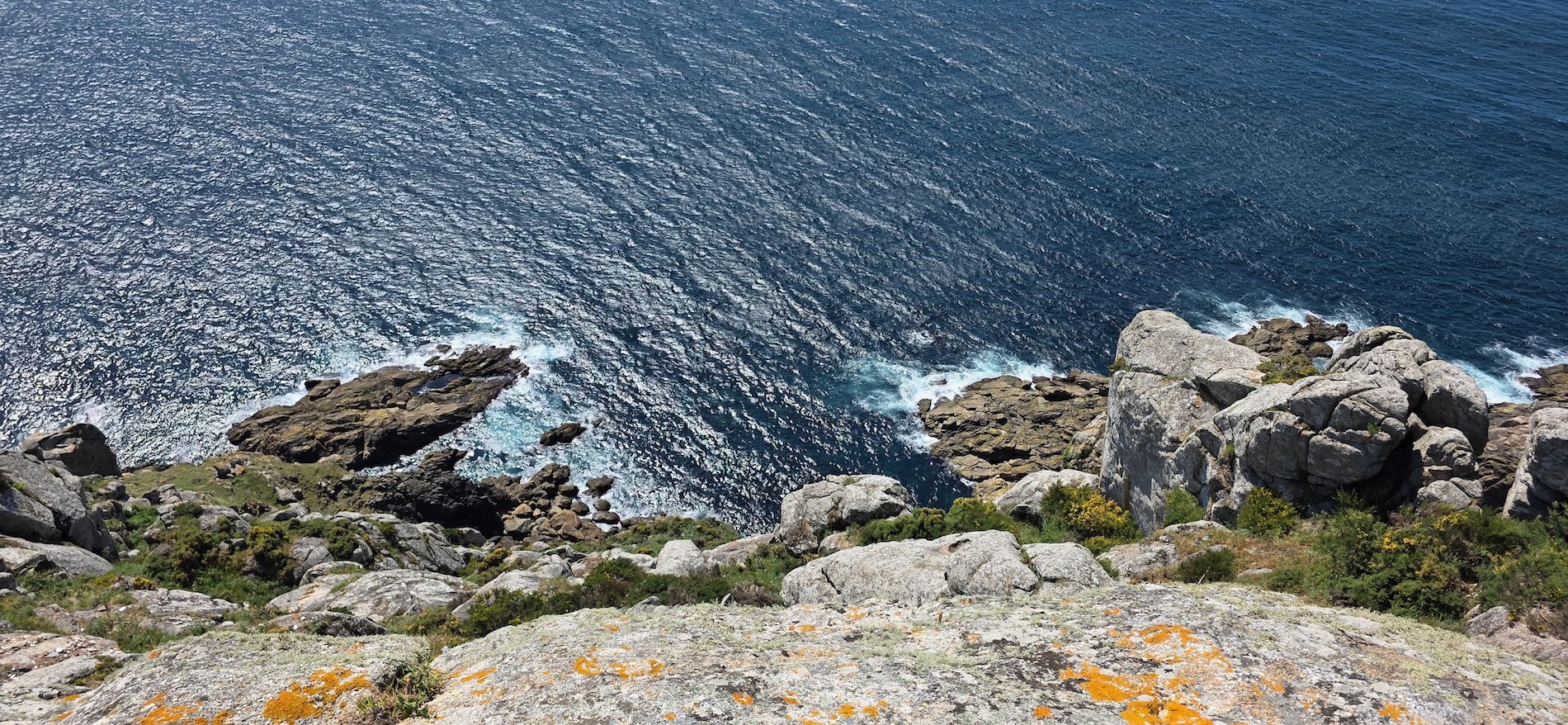 Cabo Finisterra von Land aus